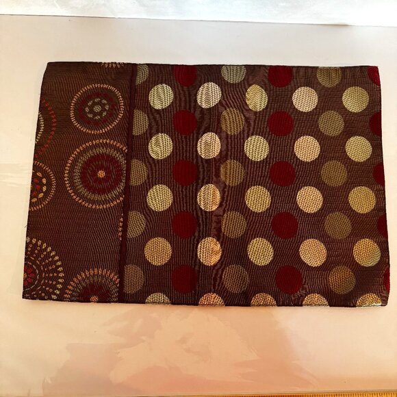 Pier 1 Imports Autumn 6 polka Dot Placements 19.5 x 13.5" - Picture 2 of 7